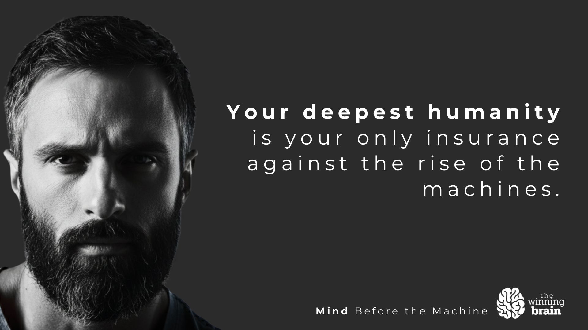 THE NEXT CRISIS WON'T BE ECONOMIC. IT'LL BE EXISTENTIAL.